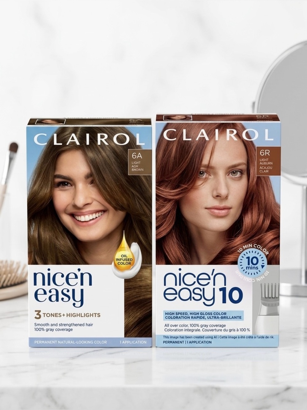 Clairol Nice'n Easy Permanent Hair Color - Light Auburn (6R)